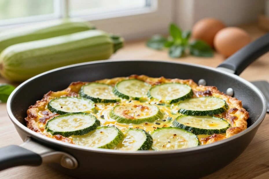 Frittata z cukinią z patelni