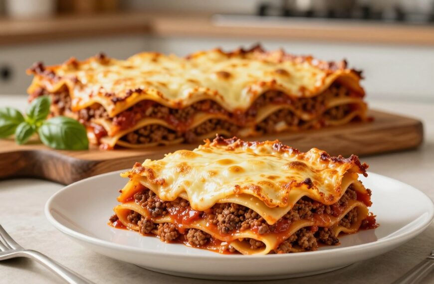 Jak zrobić lasagne z mięsem mielonym i sosem bolognese