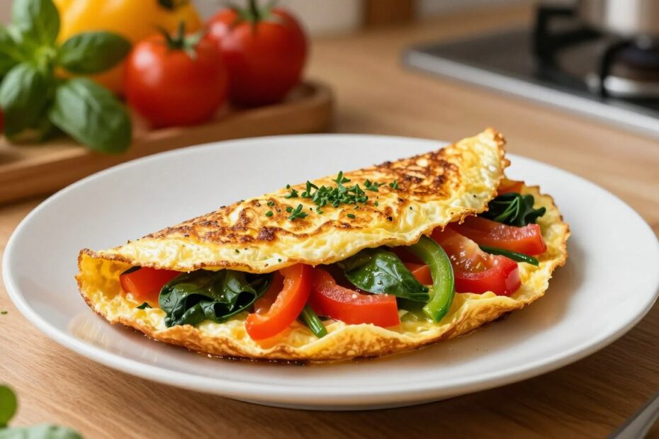 Jak zrobić omlet z warzywami