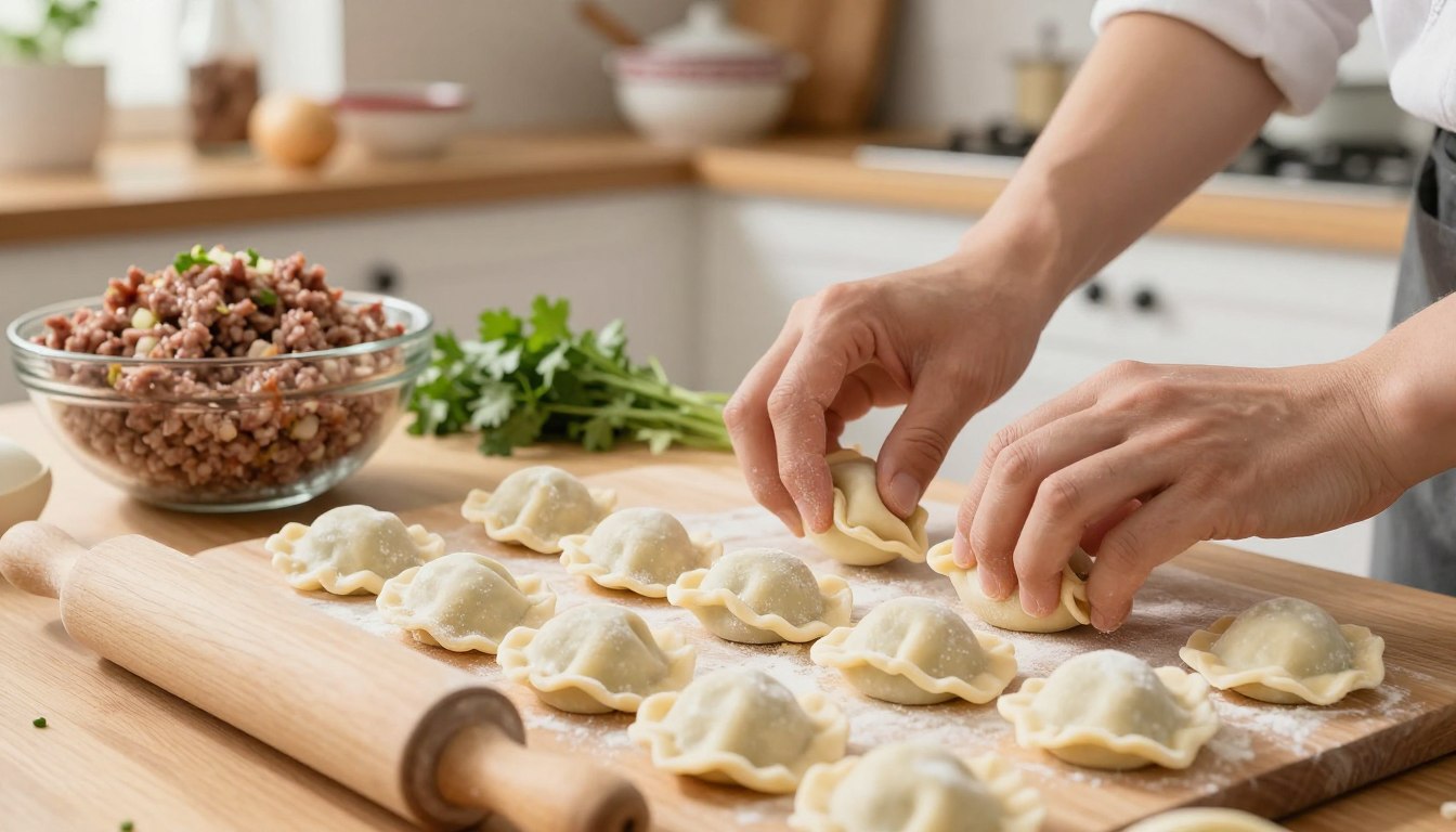 Jak zrobić pierogi z mięsem