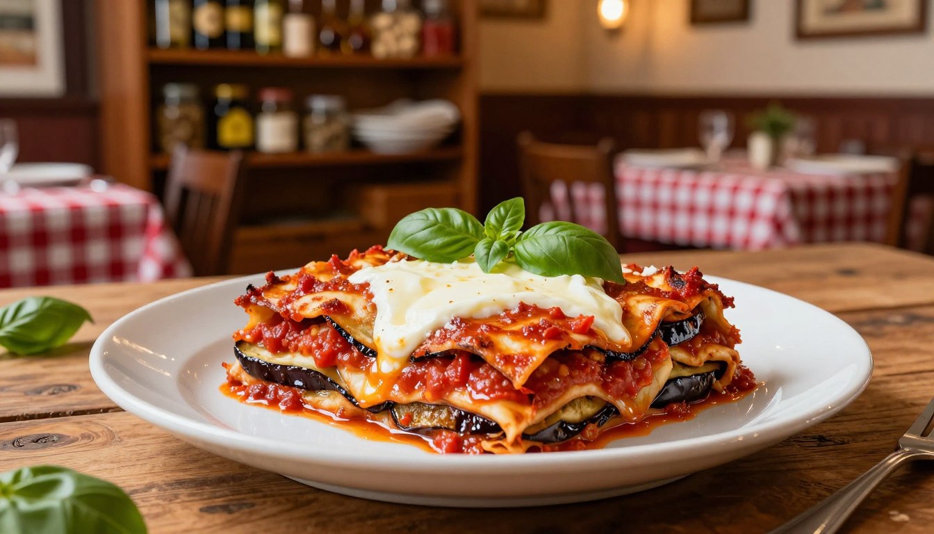 Lasagna z bakłażanem