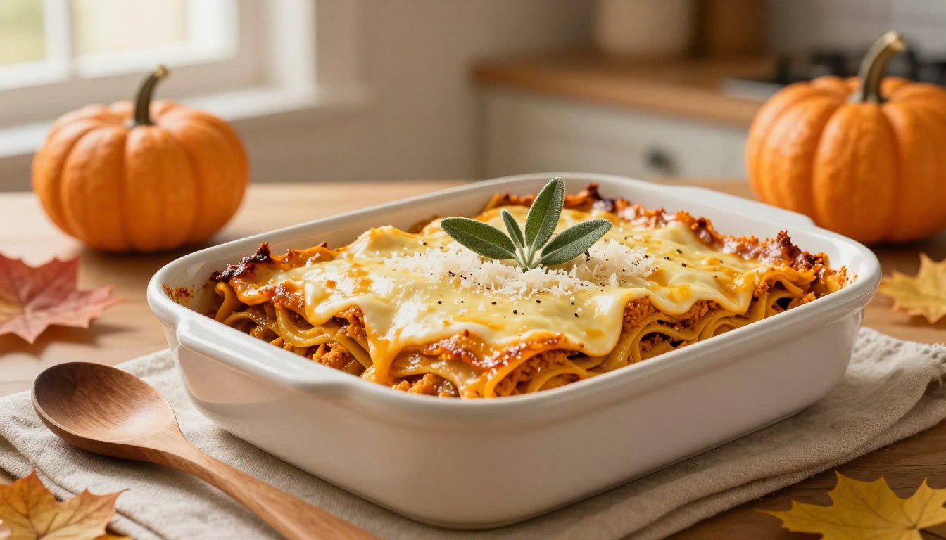 Lasagne z dynią