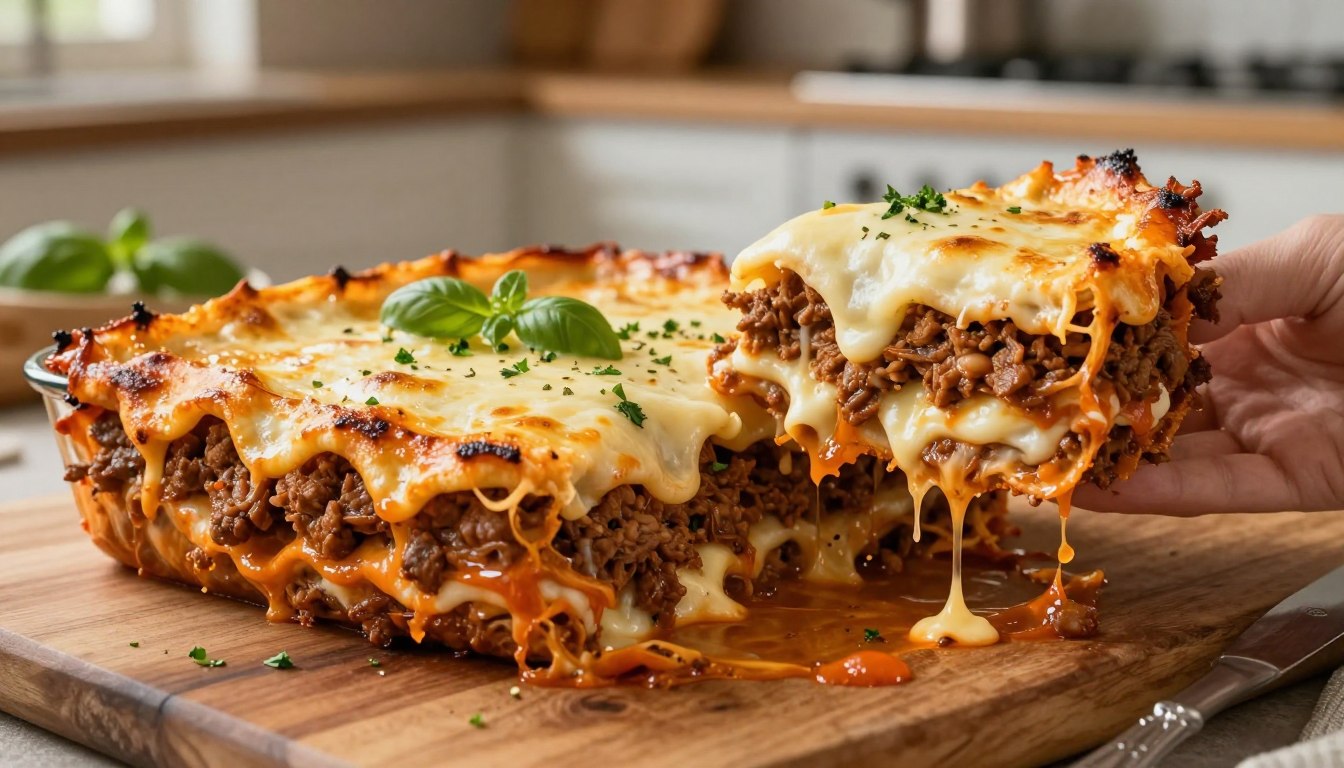 Lasagne z tortilli