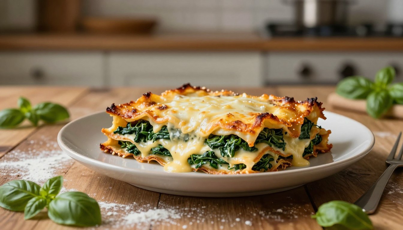 Lasagne ze szpinakiem i beszamelem