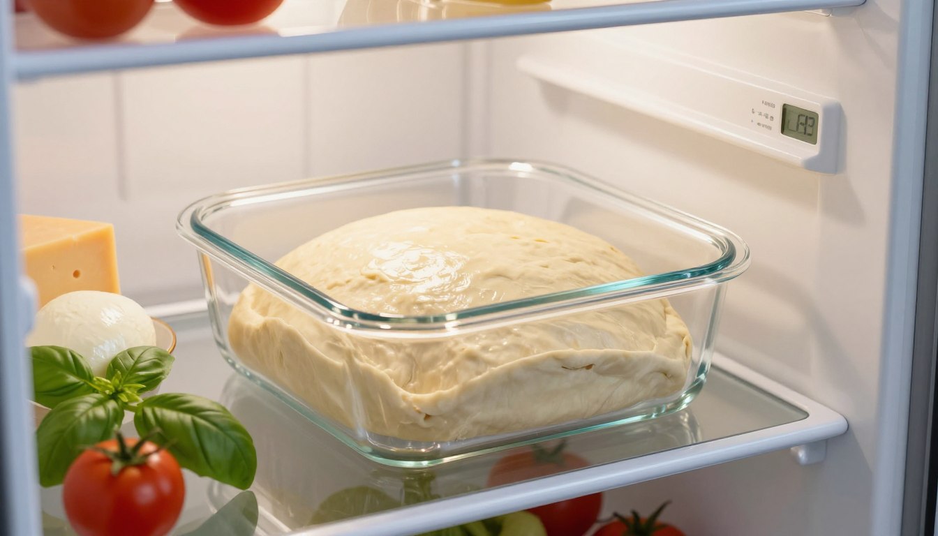 Czy ciasto na pizzę można trzymać w lodówce