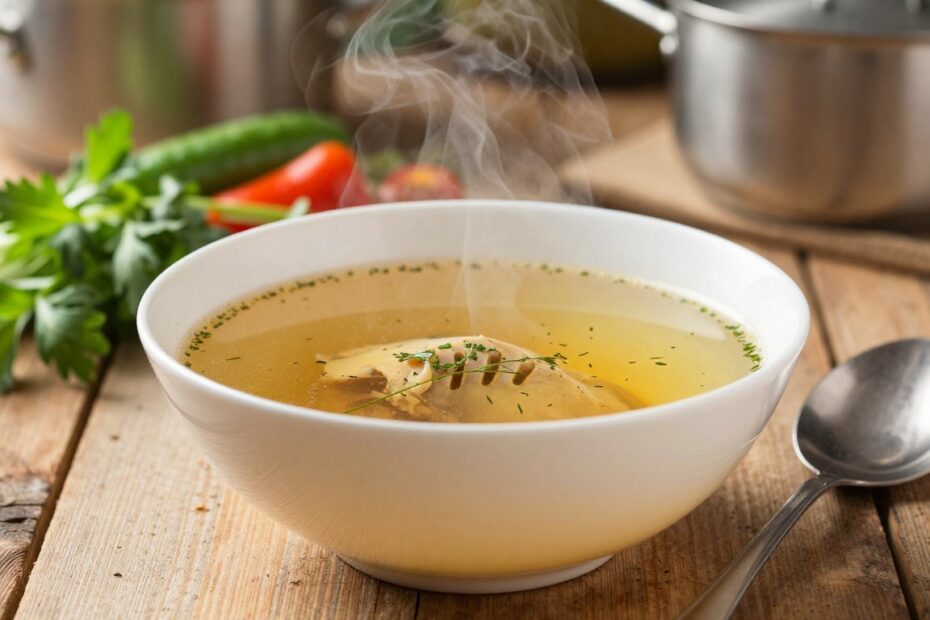 Czy zbierać szumowiny z rosołu