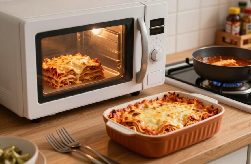 Jak podgrzać lasagne, żeby była soczysta i nie wyschła – piekarnik, patelnia i mikrofalówka