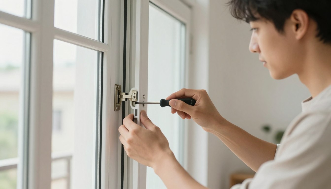 Jak zdjąć okno plastikowe z zawiasów