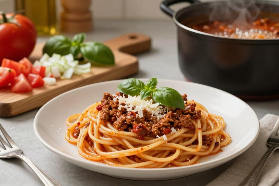 Jak zrobić spaghetti z mięsem mielonym